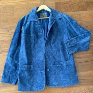 Vintage Authentic St Johns Bay Soft Fully Lined Suede Jacket Unisex (M)